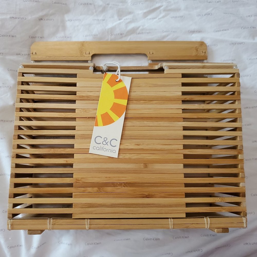 NWT AUTHENTIC C&C CALIFORNIA BAMBOO TOTE SATCHEL